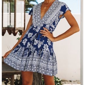 Hello molly done if before wrap dress worn once